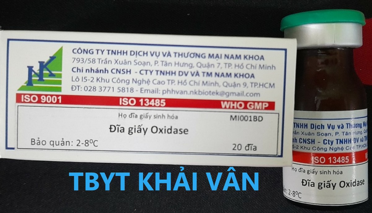 Đĩa giấy oxydase