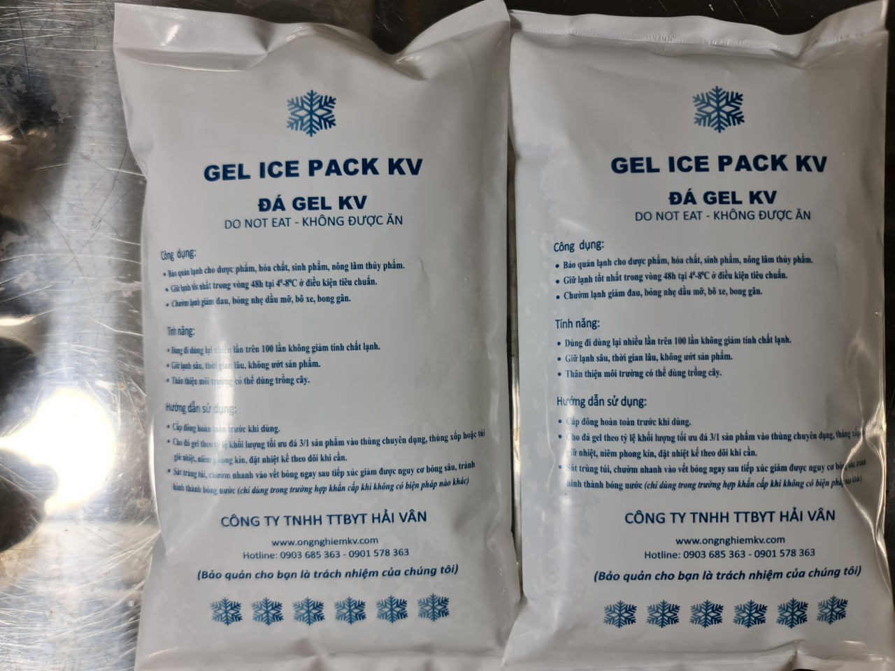 ĐÁ GEL TRỮ LẠNH MẪU SINH PHẨM VACCINE