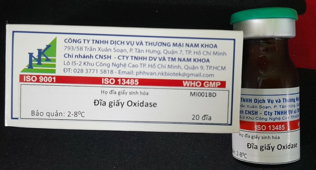ĐĨA GIẤY OXYDASE 