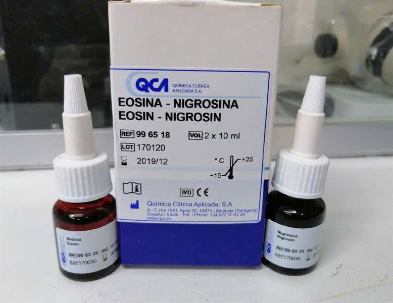 Nigrosin (mực tàu) là thuốc nhuộm nền đen 