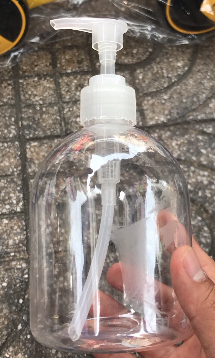 Chai nắp nhấn 500ml