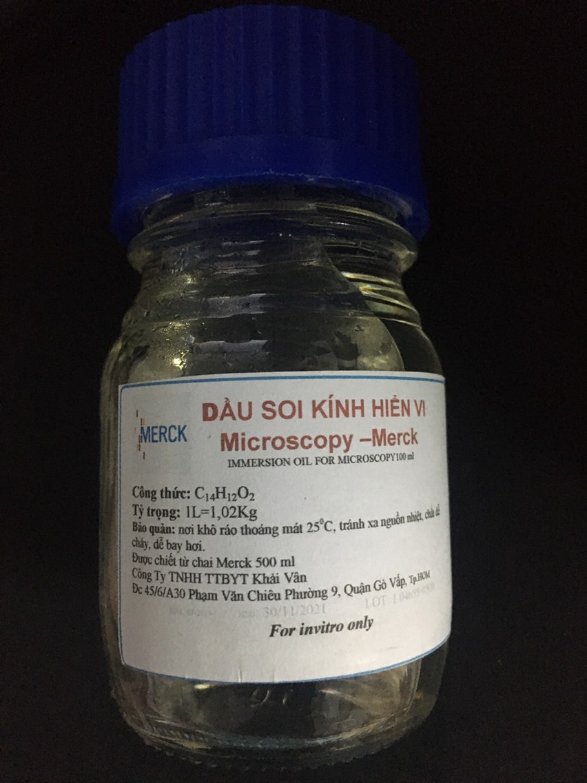 Dầu soi kính hiển vi Merck 100ml