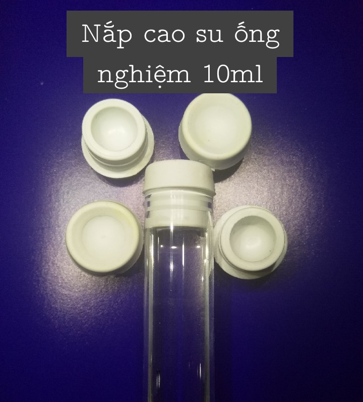 Nắp cao su ống nghiệm 10 ml