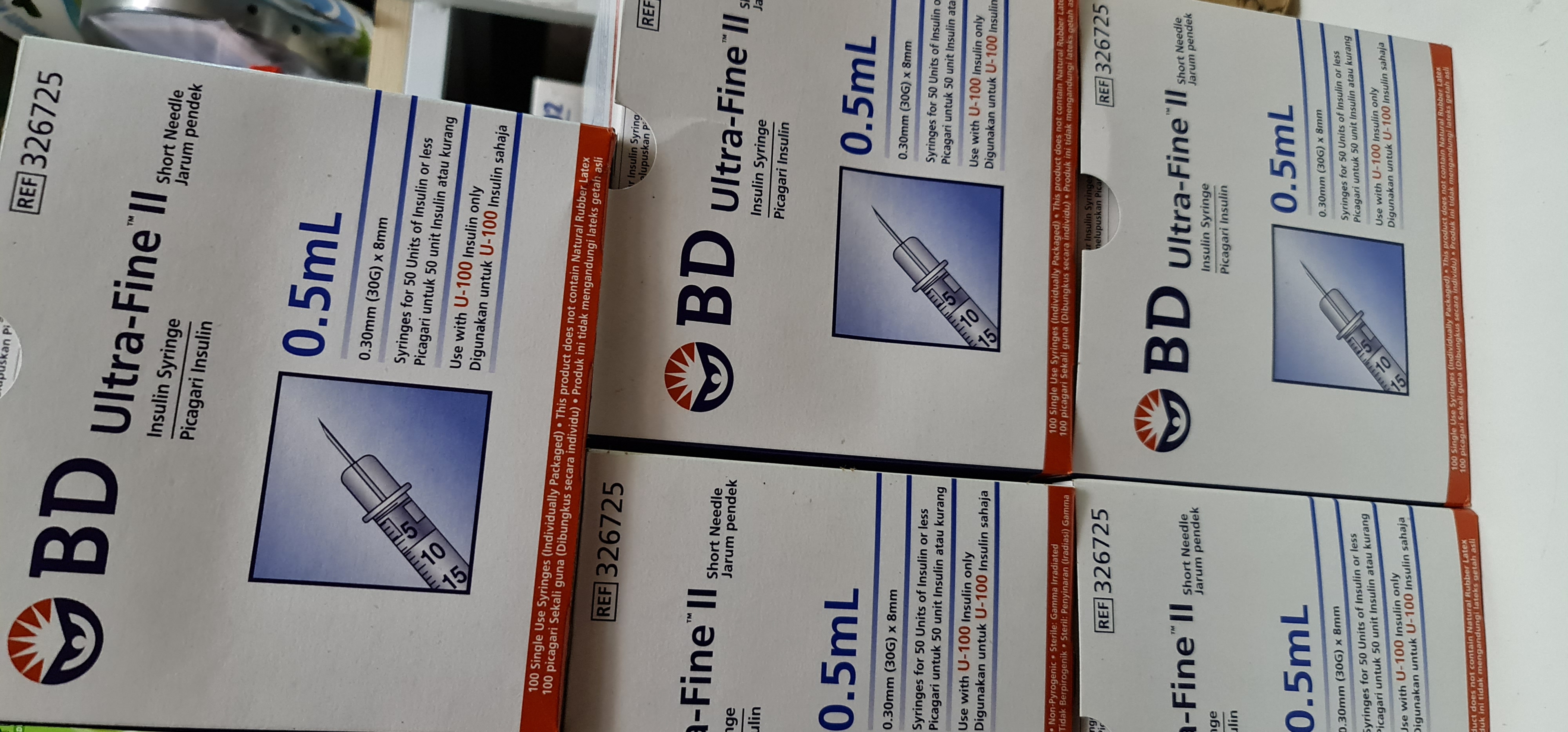 Bơm tiêm 0.5 cc BD 30G