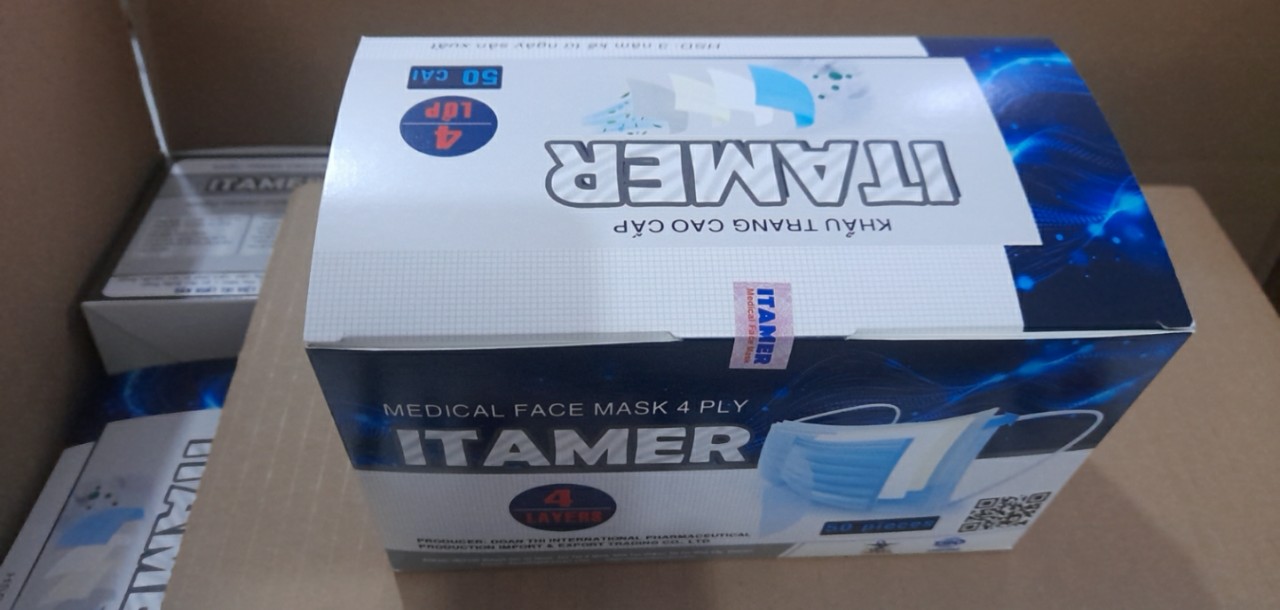 khẩu trang ITAMER _ Cty Dược Phẩm Đoàn Thị