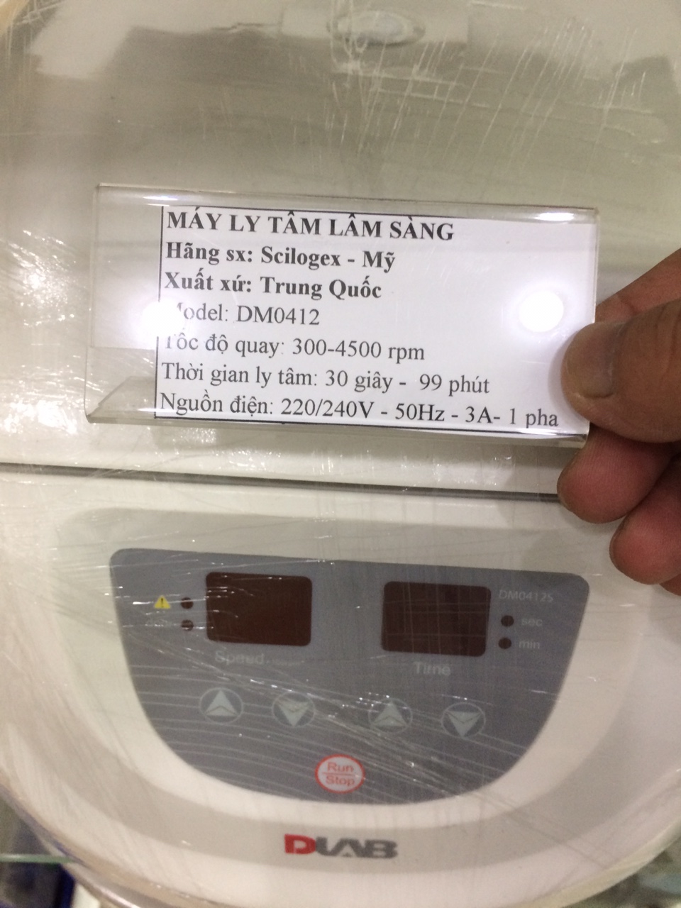 Máy ly tâm dlab USA